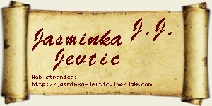 Jasminka Jevtić vizit kartica